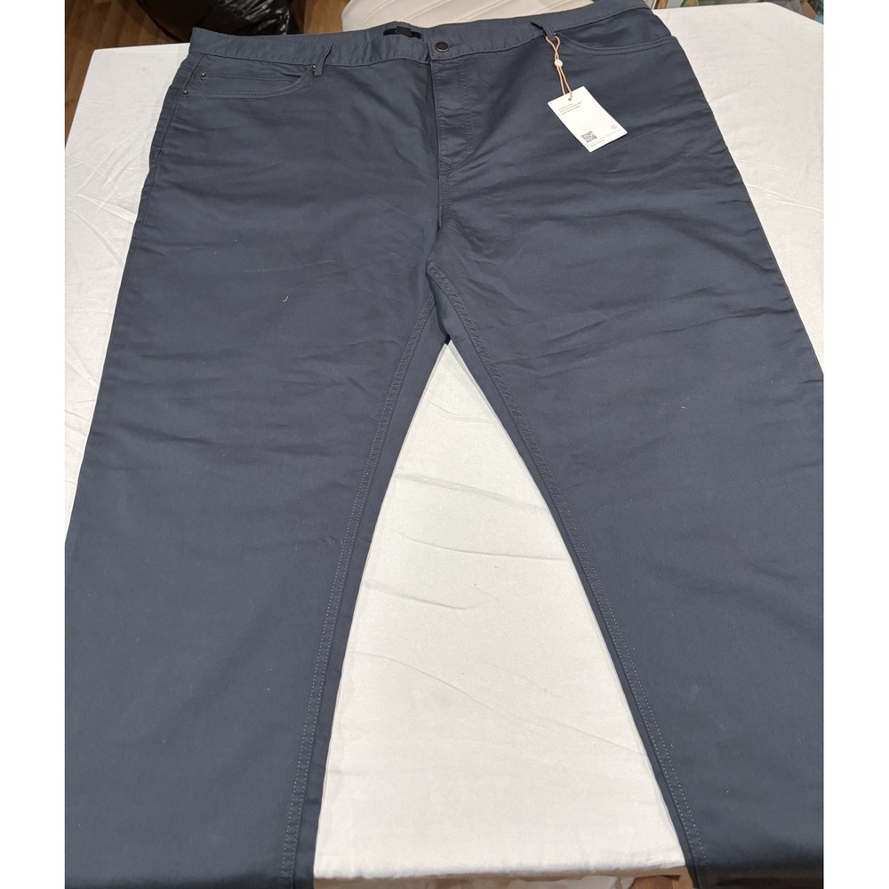NEW! QUINCE Comfort Stretch Traveler 5 Pocket Pants Grey Charcoal Mens 44x30